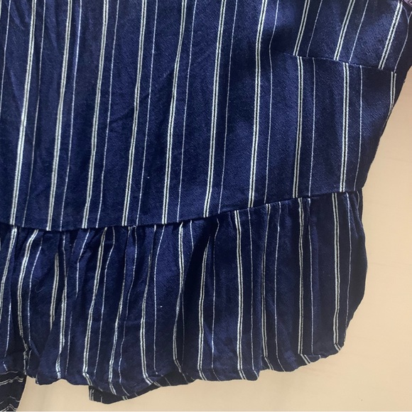 PacSun Peplum Tie-Back Cropped Tank Top - Picture 3 of 10